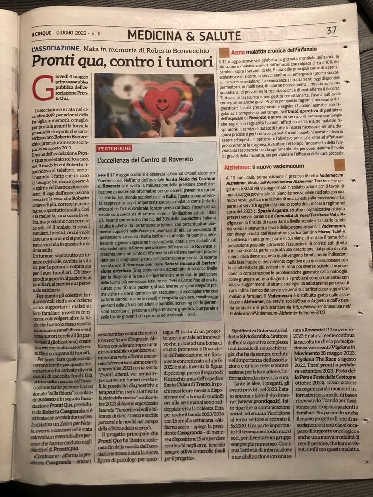 Il cinque - giugno 2023