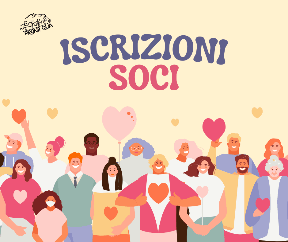 Unisciti a noi: aperte le iscrizioni per nuovi soci e volontari!
