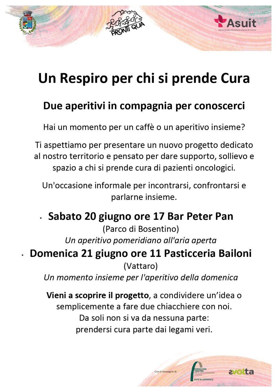 Un Respiro per chi si prende cura: due aperitivi per conoscerci