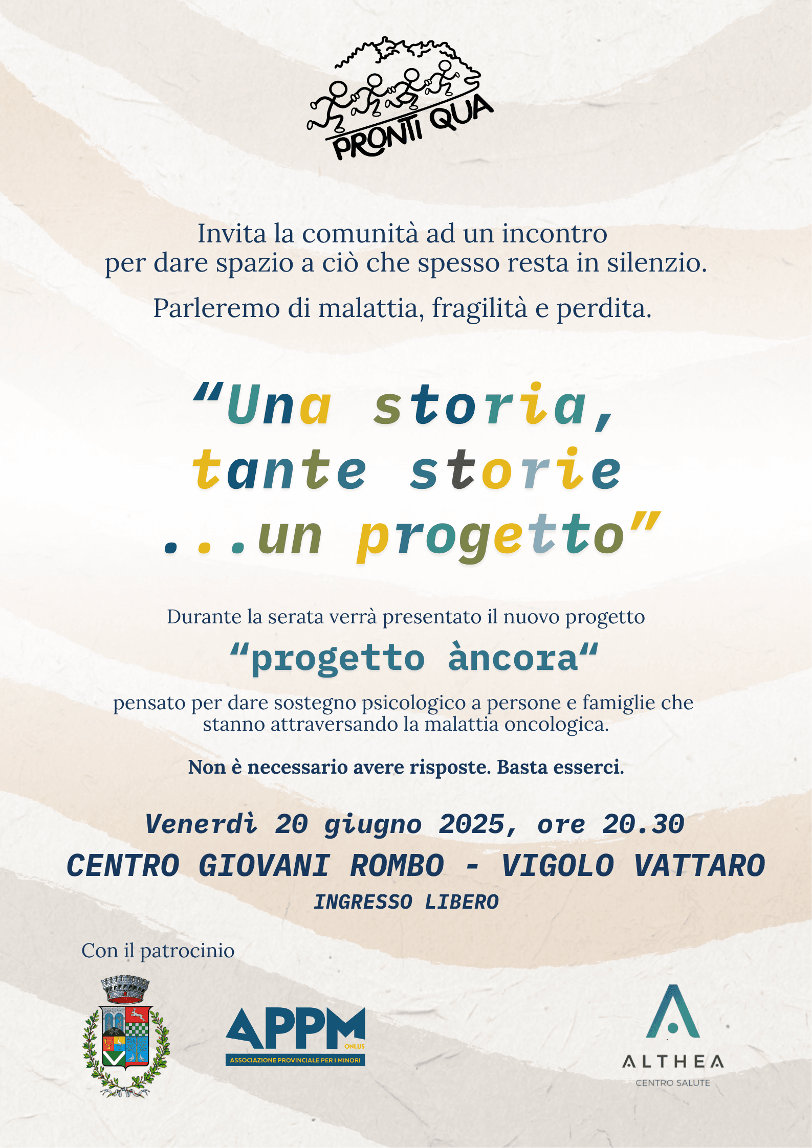 “Una storia, tante storie… un progetto”